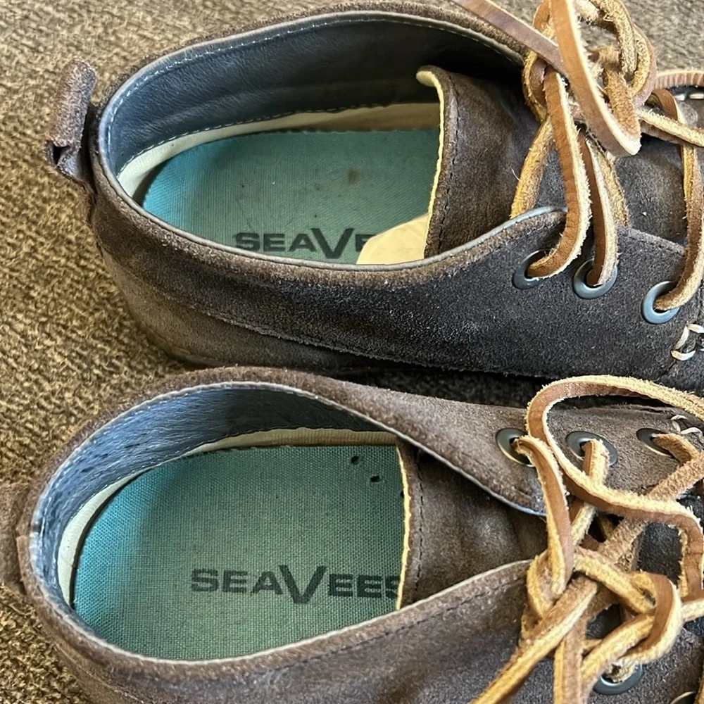 SEAVEES Men‎ Suede Bayside Moc Gray Color Size 8